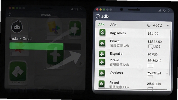 adb���߰�Ӧ�ù���������ʾ����ʾ��װ��������APK�ļ��б�����������