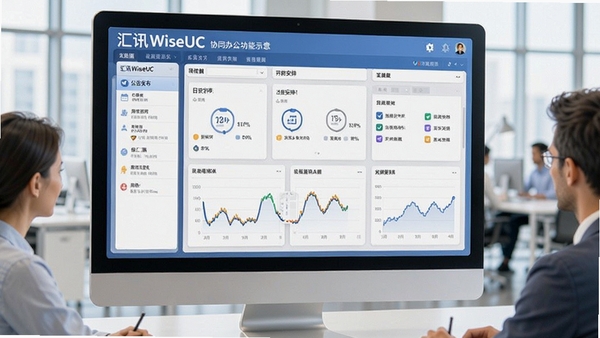��ѶWiseUC��ҵ��ʱͨѶƽ̨Эͬ�칫����ʾ�⣬չʾ���淢�����ճ̰��ŵ�ģ��