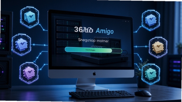 360Amigo ϵͳ����ʹ�ó���ʾ�⣬һ̨������Ļ��ʾ�Ż����ȣ���Χ�и���ϵͳ���ͼ�꣬������Ƽ���ǿ