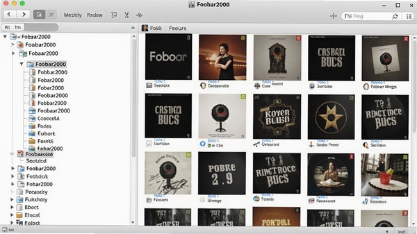 һ��չʾFoobar2000ý����������Ľ�ͼ�����Ϊ������״�ṹ���Ҳ�Ϊר������ǽ����������������������ǿ�������������