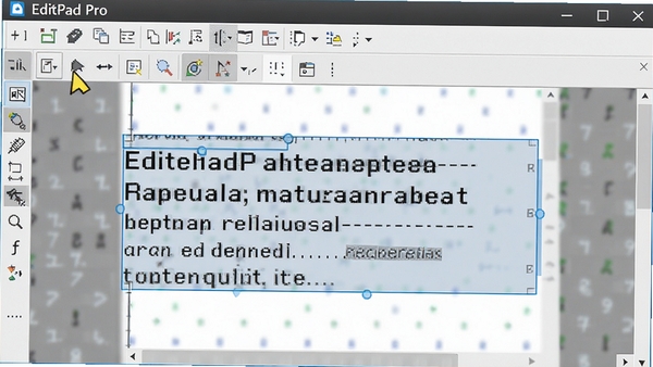 EditPad Pro��ѡ��ģʽ������ʾ��ͻ�������ı�ѡ��״̬��������ʾ�б༭��������ǿ����רҵ�༭������