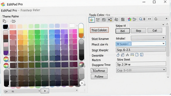 EditPad Pro�Զ������ý��棬չʾ������ɫѡ�񡢿�ݼ����ú͹���������ѡ���������������Ժ͸��Ի���