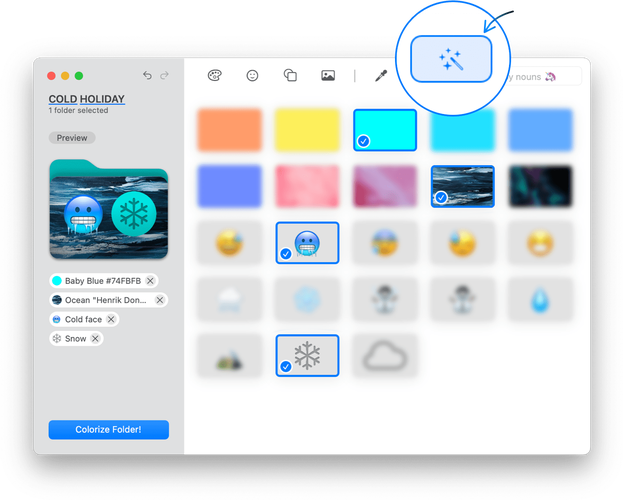 Folder Colorizer-�ļ��б�ɫ���߽�ͼ1
