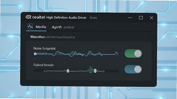 Realtek High Definition Audio Driver��˷罵�빦����ʾͼ��չʾ��Ƶ�������е���˷�ѡ��������������ƺͻ����������أ�����Ϊǳ��ɫ�Ƽ��з��