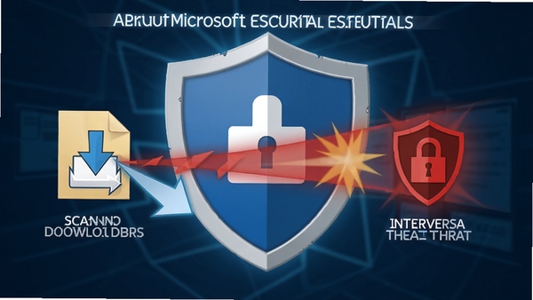 Microsoft Security Essentialsʵʱ��������ʾ��ͼ��չʾ������ɨ�������ļ�������һ����в�Ķ���Ч��������Ϊ����ͼ��
