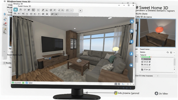 һ��չʾSweet Home 3D������Windows�����ϵĽ�ͼ����������һ���ִ����Ŀ�����ƣ����ڽ��в�������յ������������������������������й�������ʹ�õ�����˵����