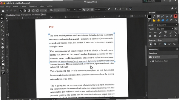 Adobe Acrobat Professional �༭PDF�е��ı���ͼƬ����ʾ���ѡ�����ֺ͸�ʽ����������������רҵ