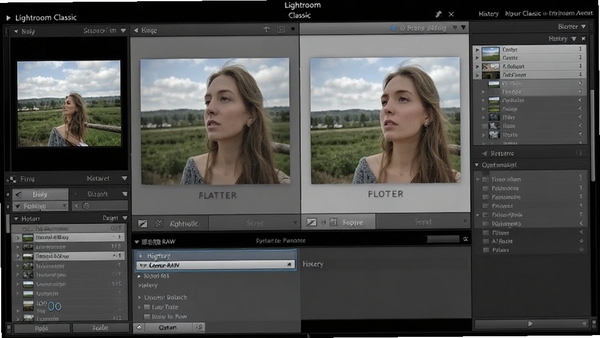Lightroom Classic ���ƻ��Ա༭���棬��ʾ����ǰ��Աȣ���ʷ��¼���չ����ԭʼRAW�ļ���༭��������ʾ��