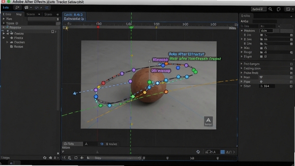Adobe After Effects�˶����ٲ������棬��������ʾ���ٵ㣬·���켣�ߣ����ֱ�ǩ���������ƶ���չʾ���ٽ����UI���רҵ��ɫ������