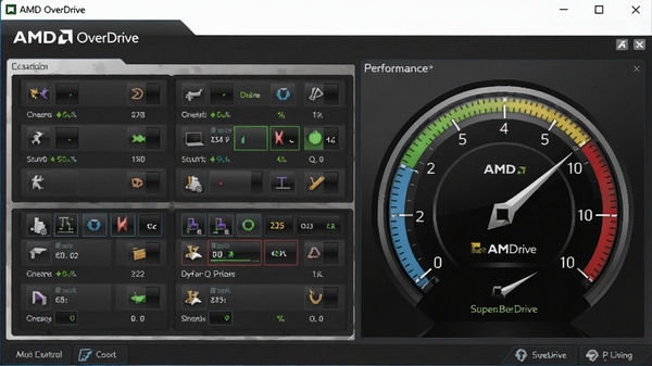 ��Ƶ���� AMD OverDrive���������ͼ��չʾ��������������Ǳ���