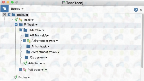 ToDoList����չʾ��㼶�������ṹ�������������۵���չ��