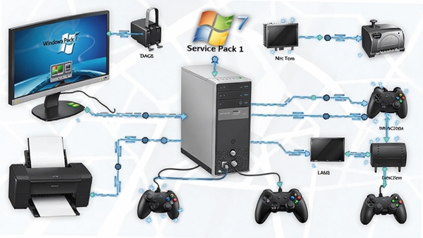 Windows 7 Service Pack 1�����ڶ�Ӳ���豸ʾ��ͼ��������ʾ������ӡ������Ϸ�ֱ��ȣ�����Ϊ�����������������ӱ�ʾ����