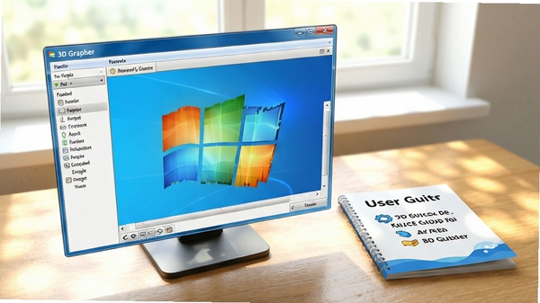 3D Grapher����������Windows�����ϣ������������Ա߰ڷ���ʹ��ָ���ֲᣬ����ɫ������