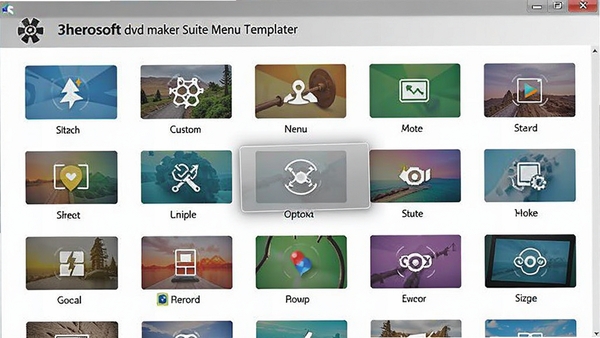 3herosoft dvd maker suite�˵�ģ���չʾ�������ɫ����ͼ���У�ͻ���Զ���ѡ�����ִ����