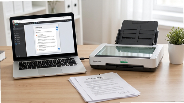 A-PDF Scan Paper ʹ�ó���ʾ��ͼ��һ̨�ʼǱ����������Ÿ���ɨ���ǣ���Ļ����ʾ�����������棬��������ڷ��Ŵ�ɨ���ֽ�ʺ�ͬ