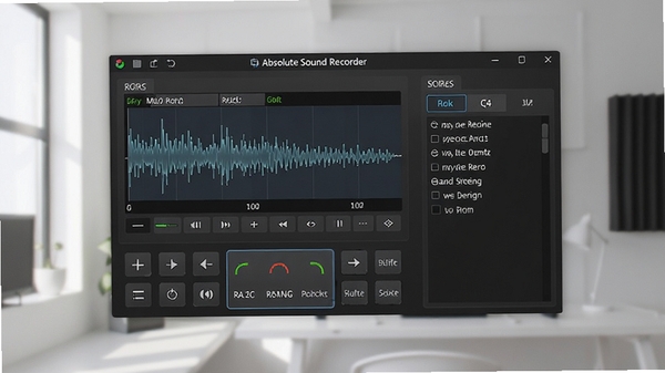 Absolute Sound Recorder�����ͼ��չʾ��¼������������Դѡ���б�������Ϊ�ִ���Լ���ͻ��������רҵ�Ժ������ԡ�