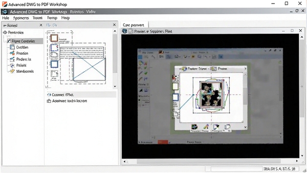 Advanced DWG to PDF Workshop���������ͼ��չʾ����ת�����ܺ�Ԥ������