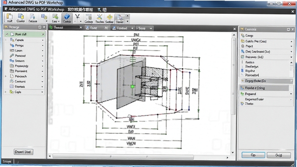 Advanced DWG to PDF Workshop���������̳̽�ͼ��չʾ���沼�ֺ͹��ܷ���