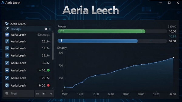 һ��չʾAeria Leech���԰��������ͼ���������࣬��������б����Ҳ����ؽ��������ٶ����ߣ�����Ϊ����ɫ�Ƽ��з����������Aeria Leech��Ŀ��ʾ