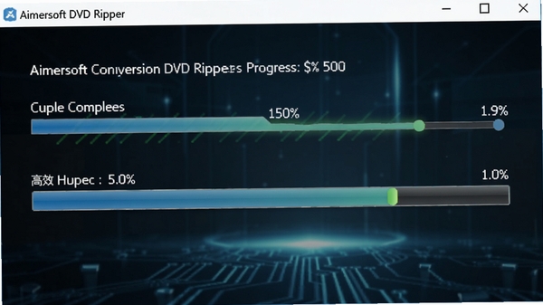 һ��չʾAimersoft DVD Ripperת�����Ƚ���Ľ�ͼ����������ʾ��ɰٷֱȣ�����Ϊ�Ƽ�������Ч��ǿ����Ч�ȶ���ת������