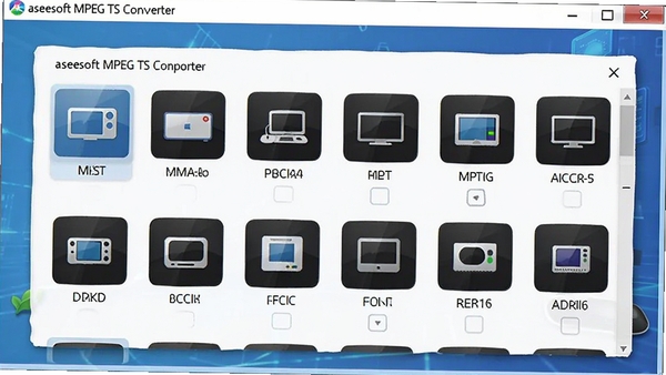 Aiseesoft MPEG TS Converter�����ʽԤ��˵���չʾ�����豸ͼ�����ʽѡ������Ѻã������û�����ѡ��
