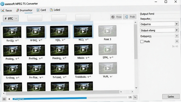 Aiseesoft MPEG TS Converter����ת�����ܽ��棬�����Ƶ�ļ��������б��У�ͬʱ��ʾת���������������ʽѡ����������רҵ