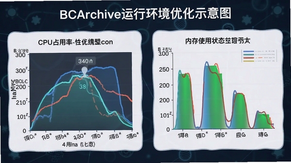 BCArchive���л����Ż�ʾ��ͼ������CPUռ�������ߺ��ڴ�ʹ��״̬