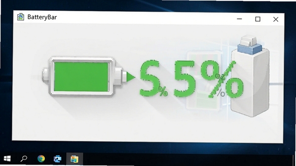 һ��BatteryBar������Windows��������������ʾ��ص����ٷֱȵĽ�ͼ�����������������ͼ��������ɫ�ٷֱ����֣�����Ϊ��ɫ�����ֽ���������ִ�רҵ