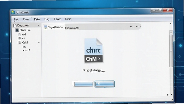 chm2web���������ͼ��չʾCHM�ļ���קת���ļ��������棬����Ϊ�ִ��Ƽ�������ɫ��
