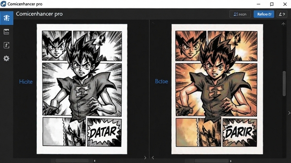 Comicenhancer pro���������ͼ��չʾ�����޸�����ɨ�����ǰ��Ա�Ч�����������������ܲ��ֺ�����רҵ��ǿ