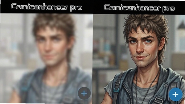 Comicenhancer pro�����޸����ܲ�����ʾ�����Ϊԭʼģ��ɨ��ͼ���Ҳ�Ϊ�޸��������ͼ��ɫ��������ϸ�ڷḻ