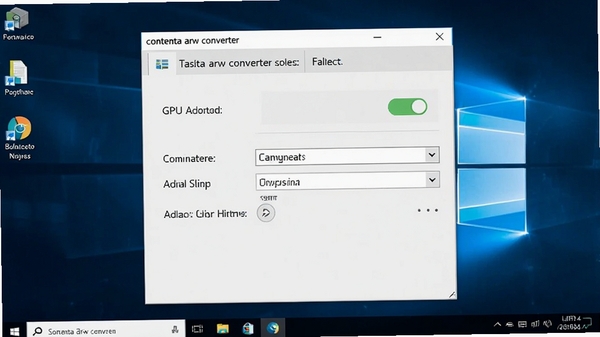 contenta arw converter�����Ż����ý��棬��ʾGPU���ٿ��ء�����·��ѡ���Զ�������ѡ�����ΪWindowsϵͳ����