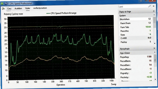 CPU Speed Professional���н�ͼ��չʾ���������ϵͳ��Ϣ��ͻ���������沼��