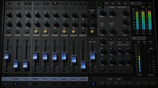 DarkWave Studio ����̨���棬��ʾ���ͨ�����ӡ�Ч�������ܺ͵�ƽ����������ɫ�����Ӵ�����ɫ����Ч����ͻ��רҵ������Χ
