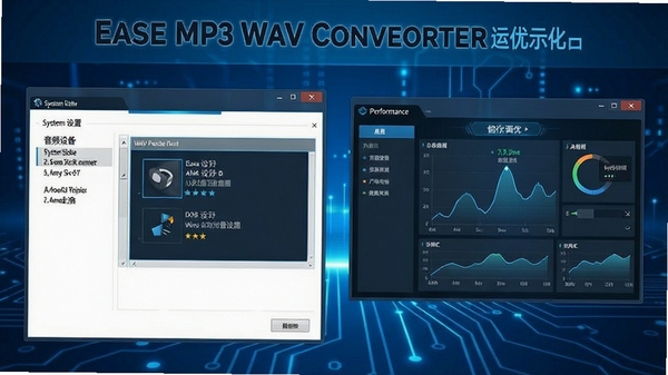 Ease MP3 WAV Converter�����Ż�ʾ��ͼ��չʾϵͳ�����е���Ƶ�豸ѡ��Լ��������ܵ��Ž��棬����Ϊ�Ƽ�����ɫ������������