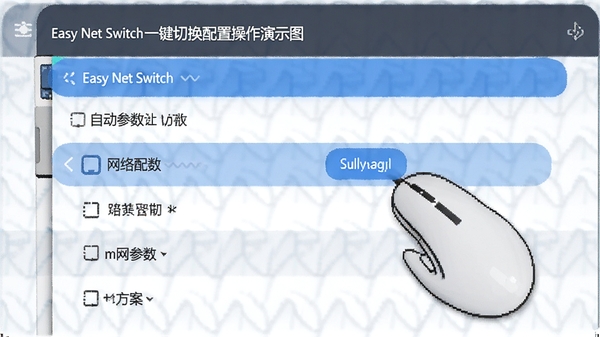 Easy Net Switchһ���л����ò�����ʾͼ������������б��еķ�������������Զ�Ӧ��