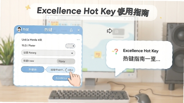 Excellence Hot Keyʹ��ָ�ϲ�ͼ��չʾ�ȼ����ý������ʾ���ݣ��������