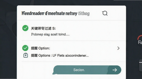 Feedreader����֪ͨ���ý��棬չʾ�ؼ��ֹ���������ѡ���ɫ��ѡ��ǣ���������