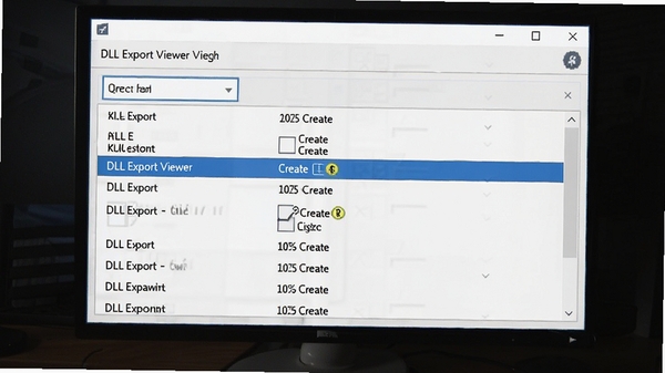 DLL Export Viewerɸѡ������ʾ�����������롰Create�����б�ֻ��ʾ��غ���������ƥ�������������