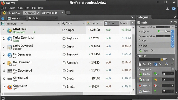 firefoxdownloadsview�����������ͼ��չʾ���������������б��ͷ���ͳ�����