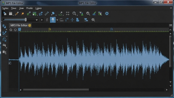 MP3 File Editor�������ͼ��չʾ��Ƶ���α༭�빤����������Ϊ��ɫרҵ����������������ɼ�