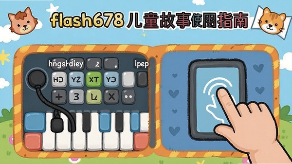 flash678��ͯ����ʹ��ָ��ͼ�⣬չʾ���̿�ݼ��ʹ������Ʋ���������Ϊ��ͨ���