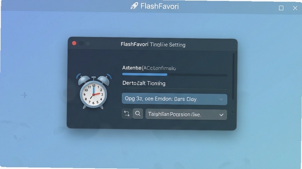 FlashFavori��ʱ�������ý��棬��ʾʱ������ô��ڣ���������ͼ�������ѡ����������Ϊ��͵���ɫ
