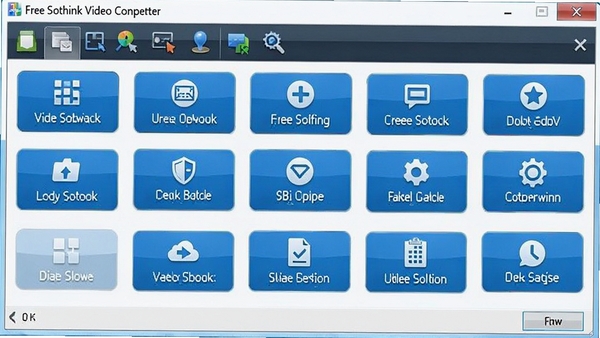 Free Sothink Video Converter�������ͼ��չʾ����Ĺ���������ɫ�Ĺ��ܰ�ť���