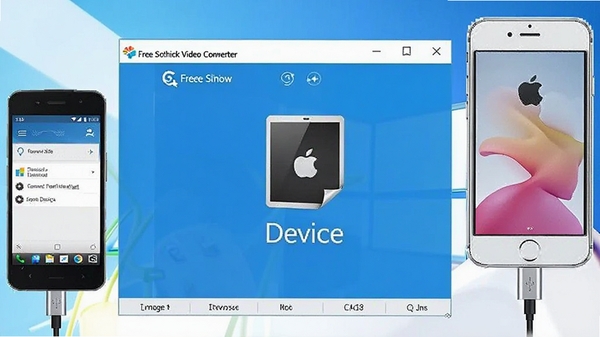Free Sothink Video Converter��Windows���������еĽ�ͼ���Ա��а�׿�ֻ���ƻ���ֻ�ͨ��USB�����ӣ�������ʾ�豸ʶ��ɹ�