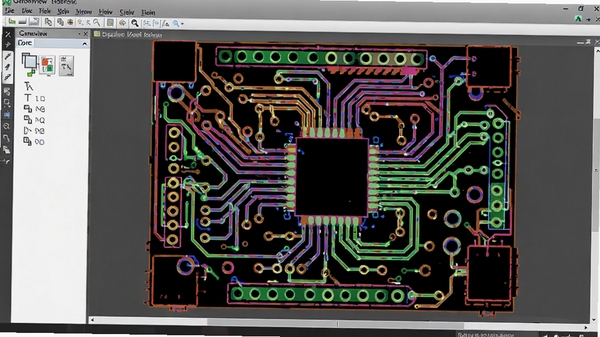 Gerberview�����򿪶�ͼ��PCB�ļ�����ɫ�ֲ���ʾ��·����ס�˿ӡ������ϸ��