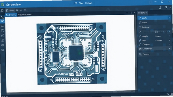 Gerberview���������ͼ����ʾPCB��·��ͼ����������ߣ��ִ���Լ�����ɫ��