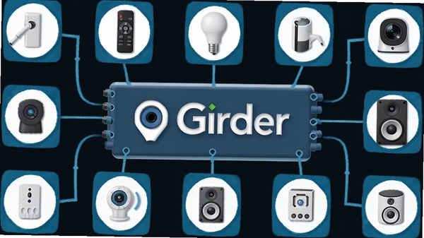 һ��Girder���Ӷ����豸��ʾ��ͼ������������Girder��־����Χ������ң���������ܵ��ݡ�����ͷ�����졢���������豸ͼ�꣬���������ӣ�����ͳһ���ơ�