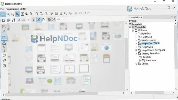 HelpNDoc�������ͼ��չʾ���ӻ��༭�����ĵ����������������ִ���������ʾ��������ģ��⣬����Ϊǳ��ɫ����ͻ����������HelpNDoc��־