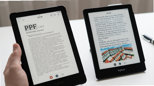 Digibook�Ķ���ͬʱ��PDF��EPUB���ָ�ʽ���ĵ����Ա���ʾ�Ű澫ϸ������������ͼƬɫ��׼ȷ